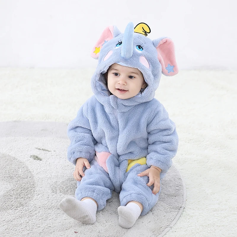 Kigurumis Schöne Elefanten Neugeborenen Baby Kleidung