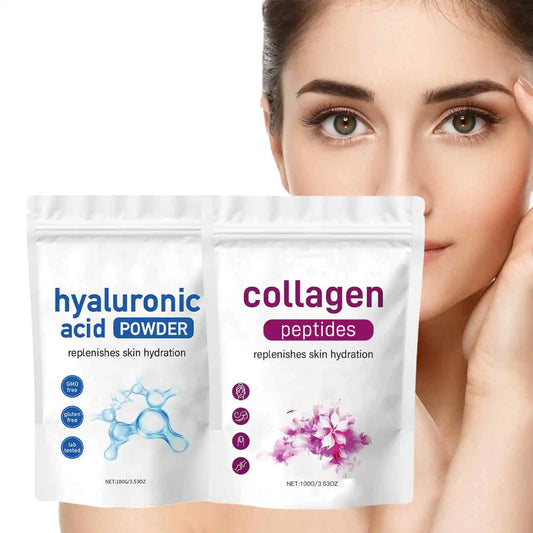Hyaluronsäure-Gesichtsmaske in Pulverform